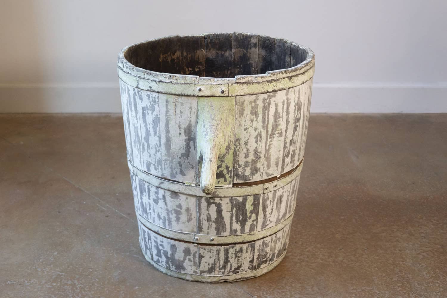 19th century French grape harvesting hod - JAA