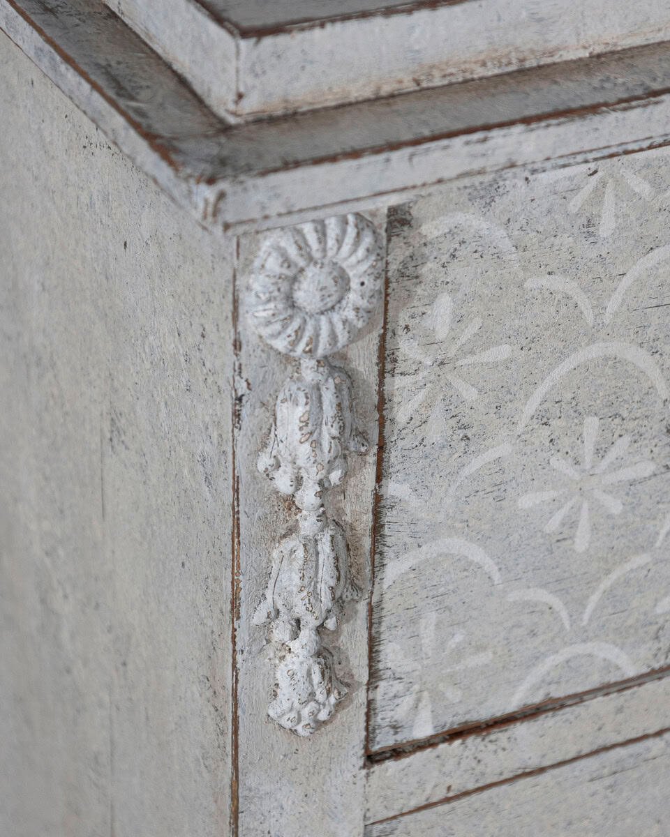 Swedish Gustavian Style Painted Chest of Drawers, Circa 1840 - JAA