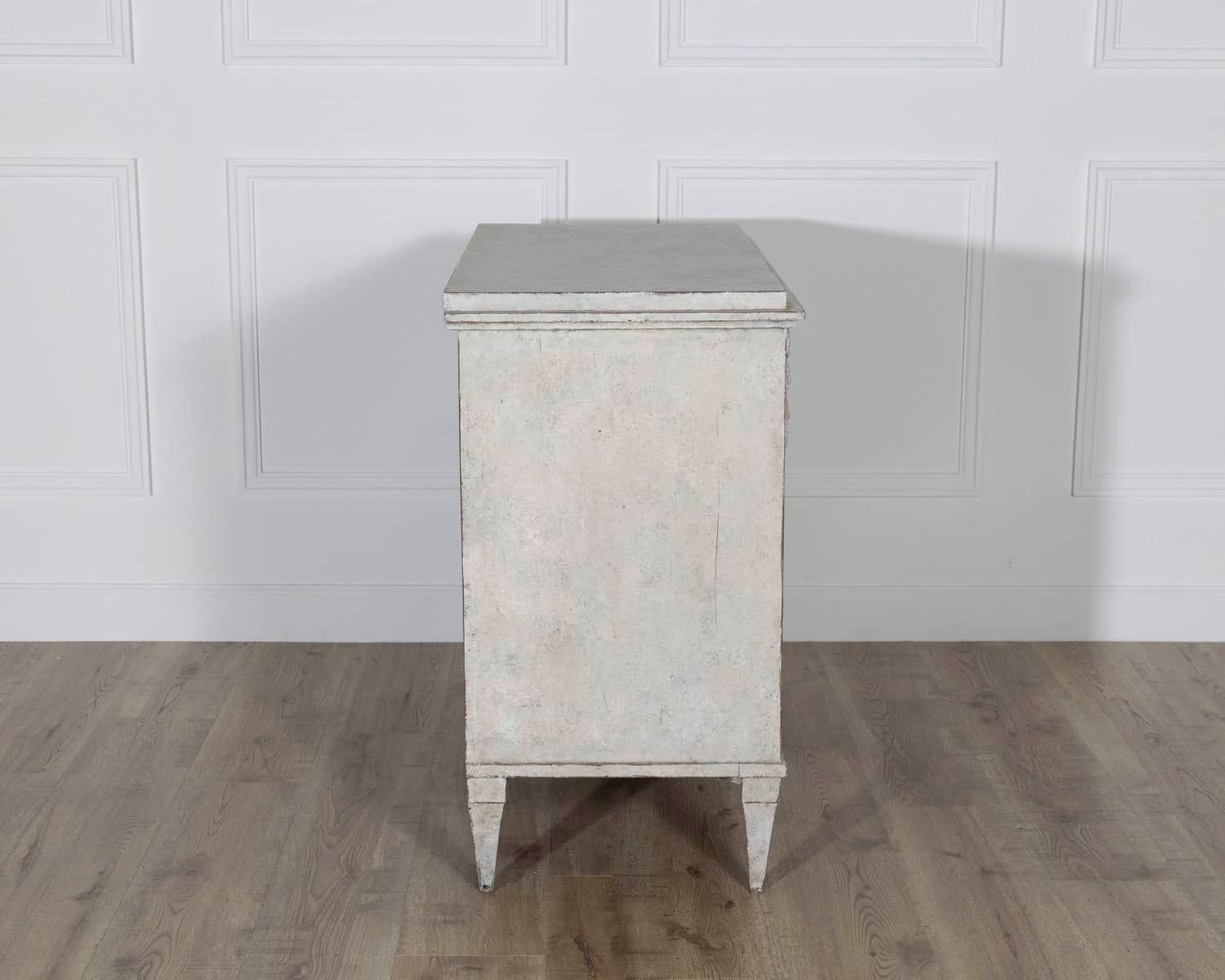 Swedish Gustavian Style Painted Chest of Drawers, Circa 1840 - JAA