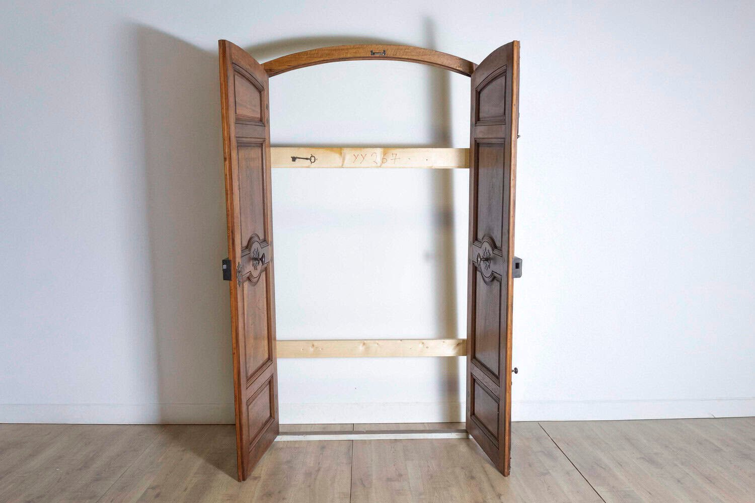 Pair of 18th Century Walnut French Communication Doors Circa 1790 - JAA