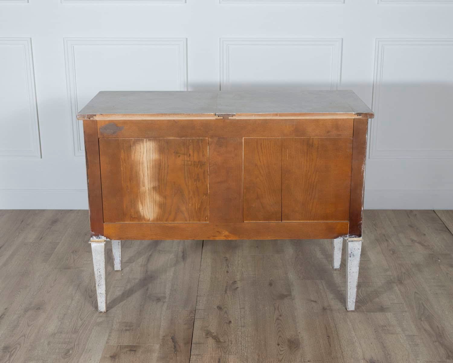 French Painted Chest of Drawers with Brass Pulls, circa 1920 - JAA