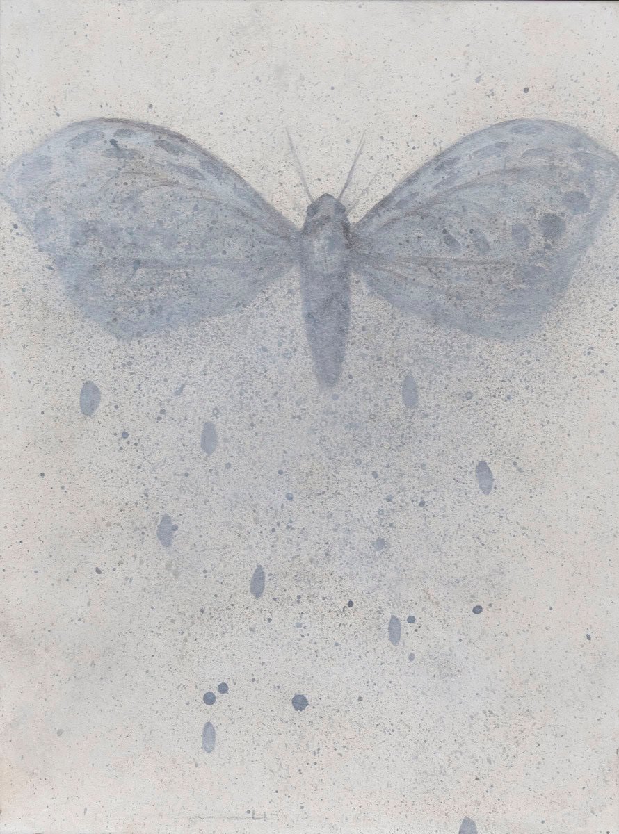 Butterfly painting by May-Britt Jørgensen - JAA