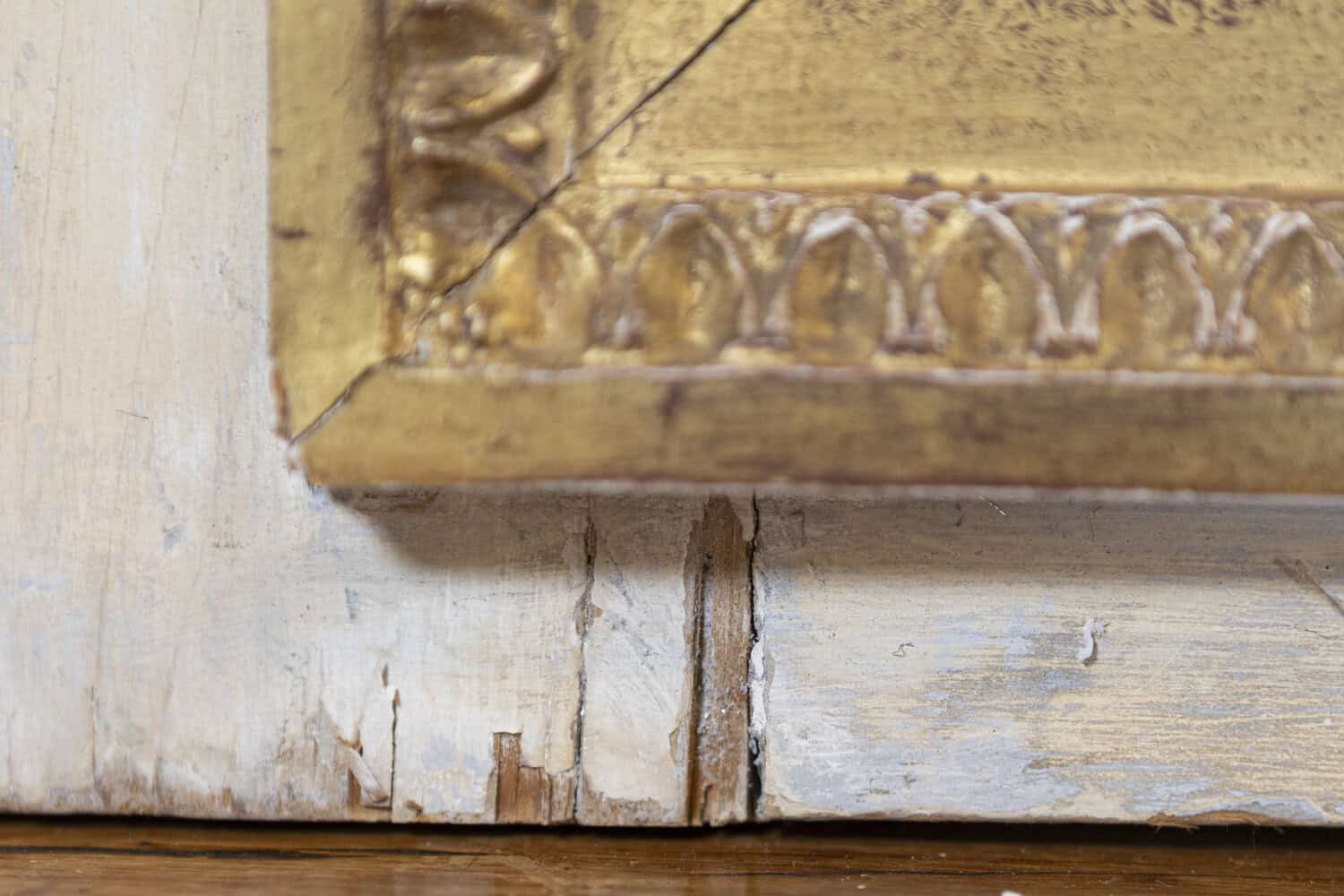 18th Century French Louis XVI Period Trumeau Mirror Circa 1790 - JAA