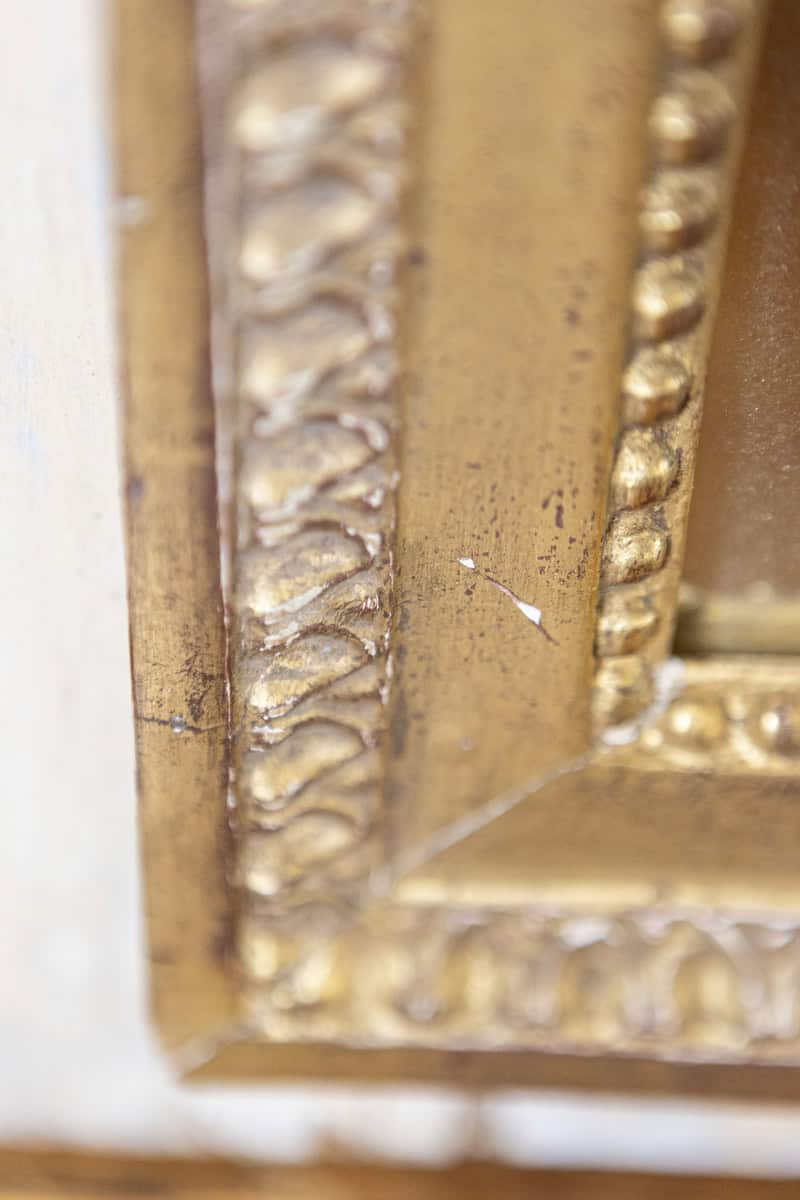 18th Century French Louis XVI Period Trumeau Mirror Circa 1790 - JAA