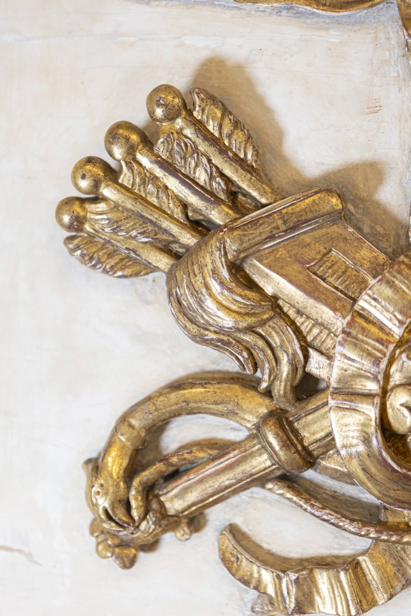 18th Century French Louis XVI Period Trumeau Mirror Circa 1790 - JAA