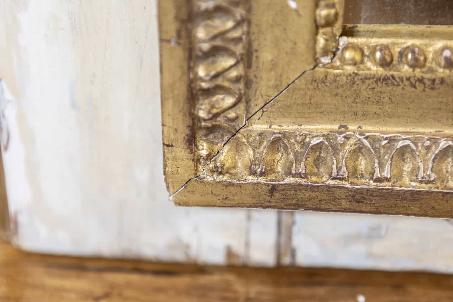 18th Century French Louis XVI Period Trumeau Mirror Circa 1790 - JAA