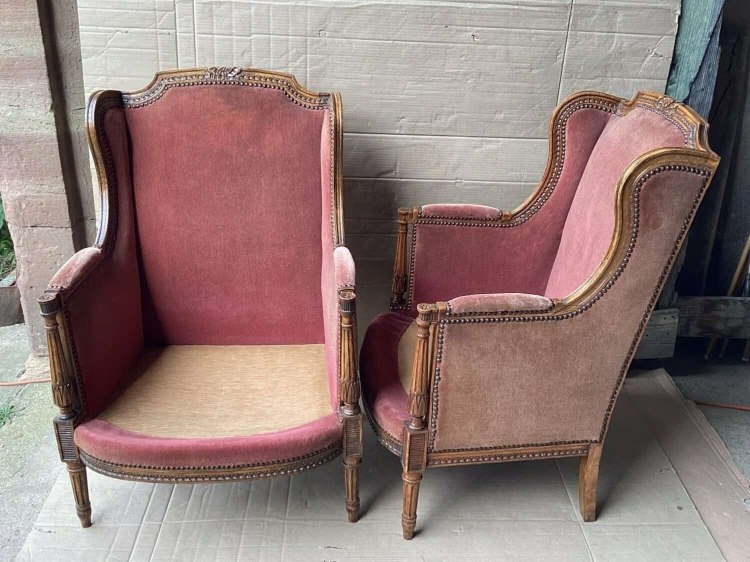 Pair Of Bergeres Directoire - JAA