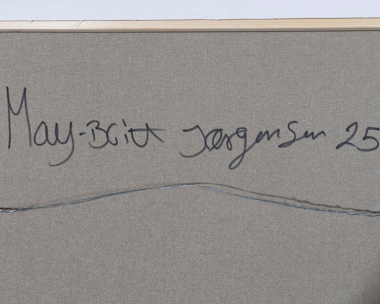 Butterfly painting by May-Britt Jørgensen - JAA