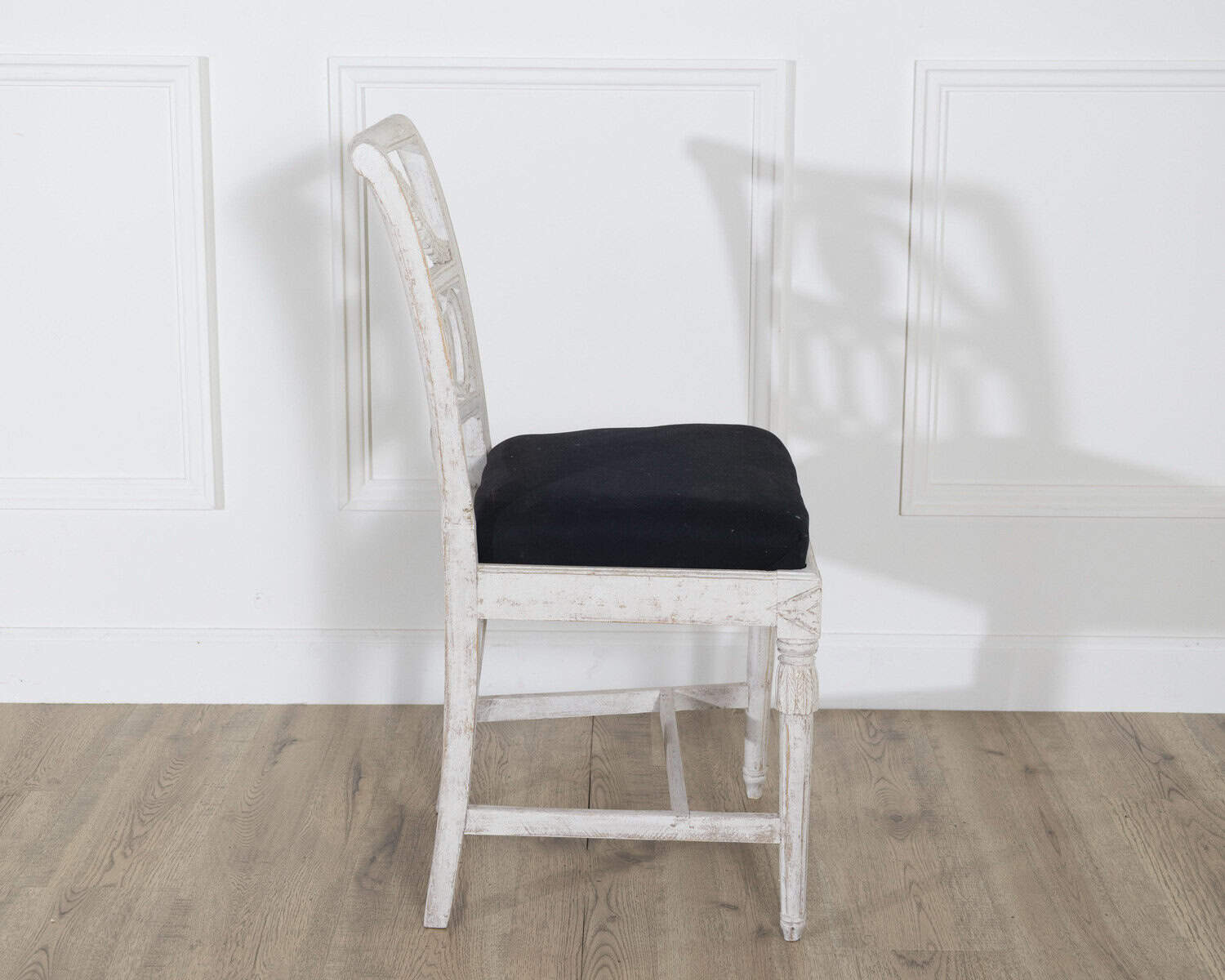 Set of Eight Swedish Gustavian Dining Chairs, circa 1820 - JAA
