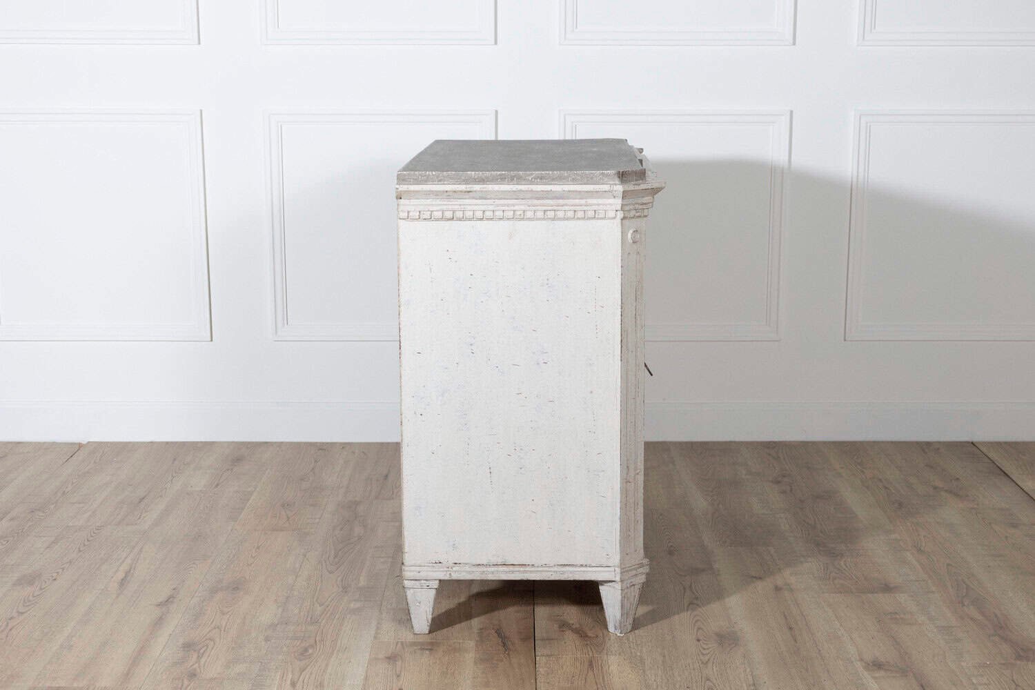 Swedish Gustavian Style Painted Chest of Drawers with Grey Top, circa 1880 - JAA