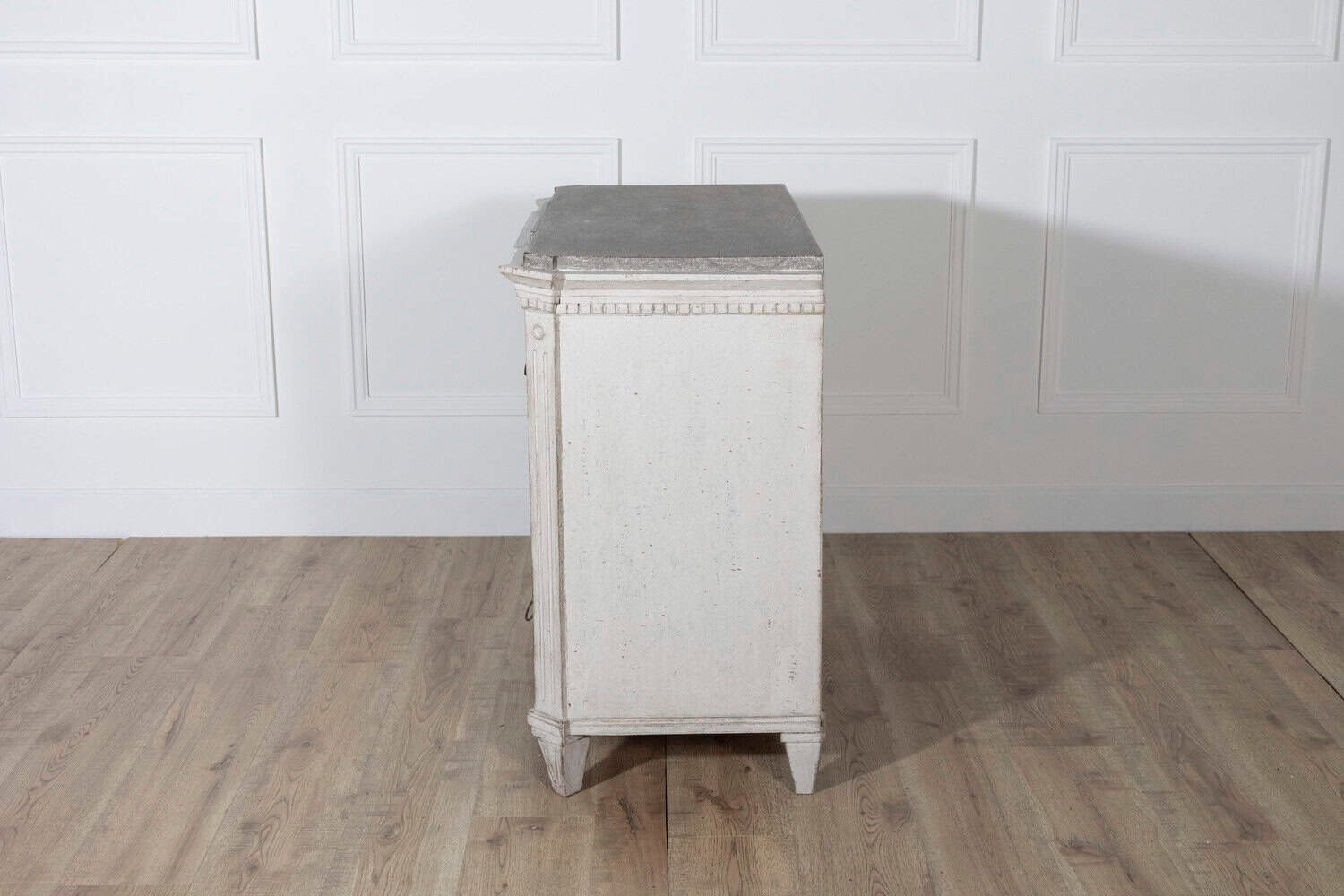Swedish Gustavian Style Painted Chest of Drawers with Grey Top, circa 1880 - JAA