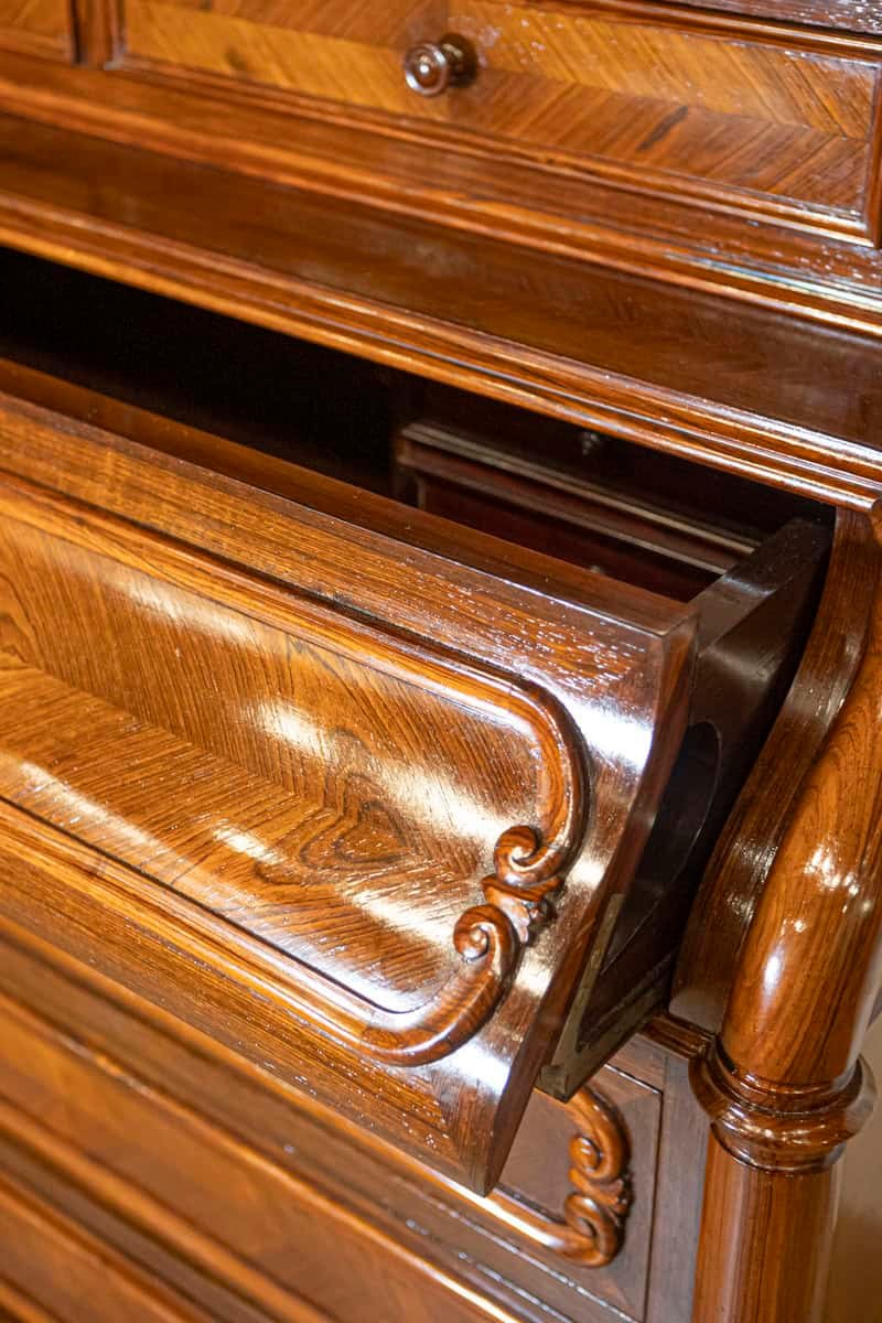 19th Century Italian Bookcase Secretaire - JAA