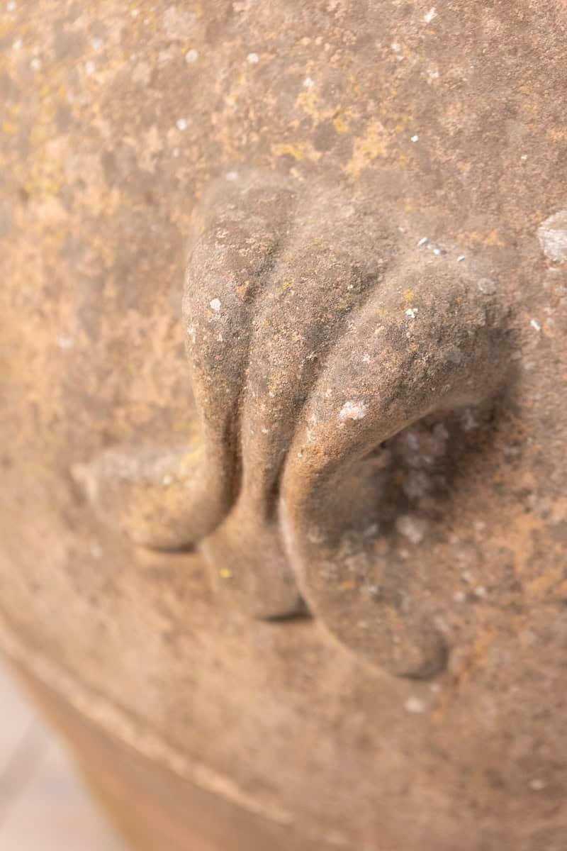 Large Italian 19th Century Planter with Lateral Handles and Generous Lines - JAA