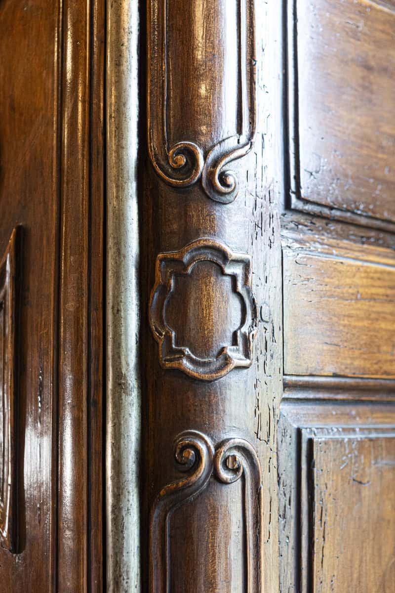 French Louis XV 18th Century Cherry Buffet à Deux-Corps from the Loire Valley - JAA
