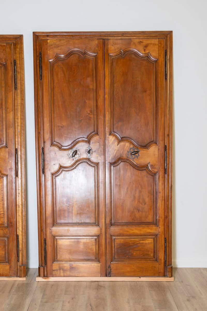 Pair of 18th Century French Walnut Communication Doors From Avignon - JAA