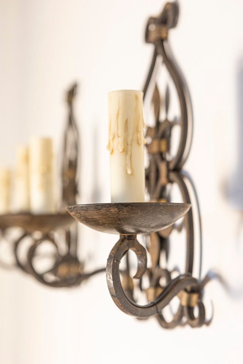 Pair of 20th Century French Sconces - JAA