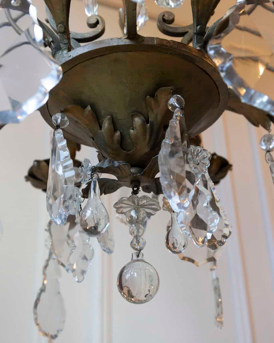 French Late 19th Century Chandelier, Circa 1895 - JAA