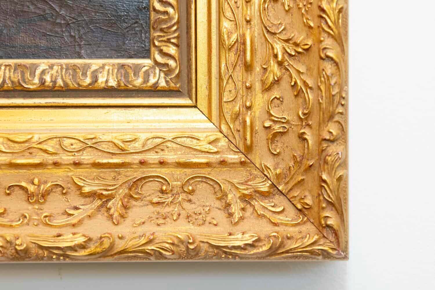 French Napoleon III 1860s Still-Life Oil Painting Depicting Roses and Fruits - JAA