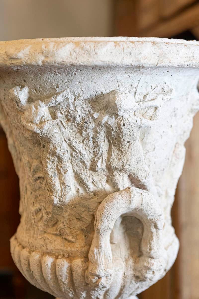 40% OFF French at Checkout. Provençale Medici Vase Inspired Jardinière with Carved Scenes, circa 1870 - JAA