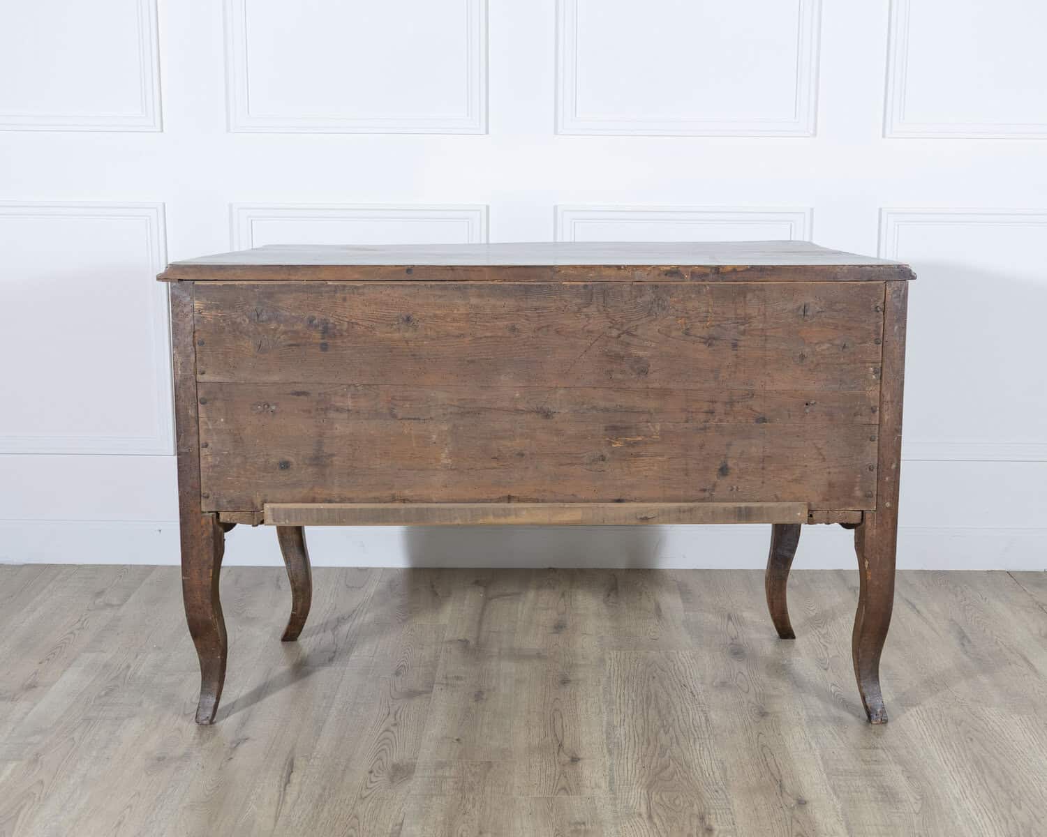 18th Century Louis XV Walnut Commode with Serpentine Front and Bronze Hardware - JAA