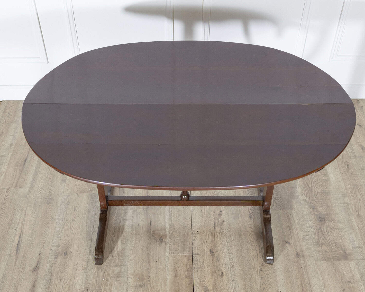 19th Century French Mahogany Winegrower’s Tilt-Top Table from Burgundy - JAA