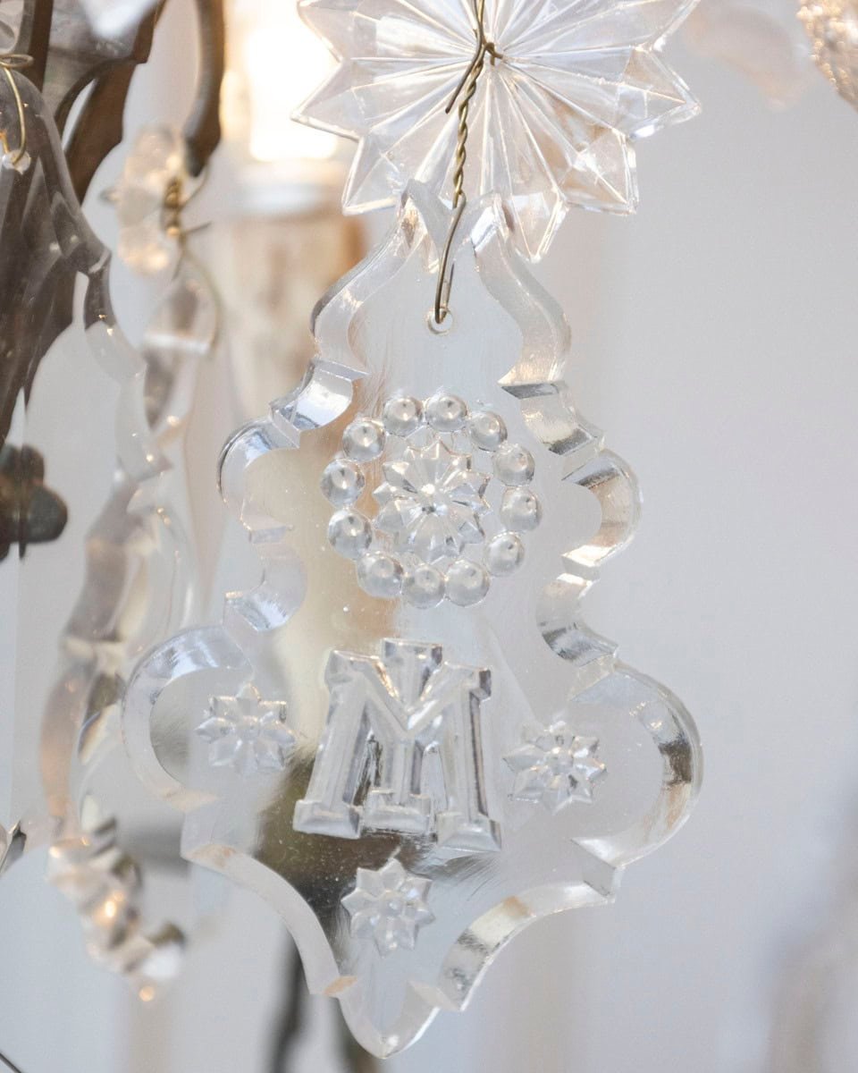 40% OFF. French Baroque Revival Six-Light Crystal Chandelier from a Church, circa 1860 - JAA