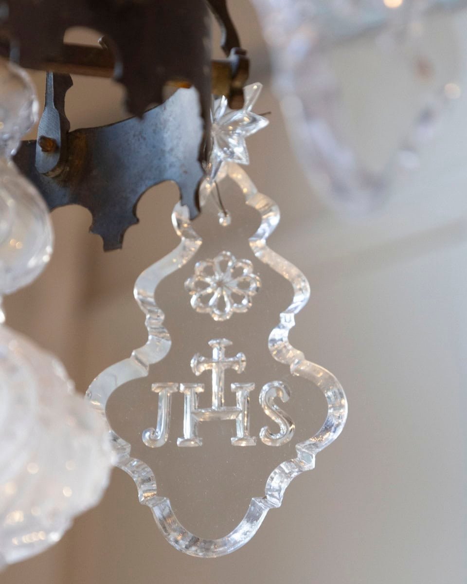 40% OFF. French Baroque Revival Six-Light Crystal Chandelier from a Church, circa 1860 - JAA