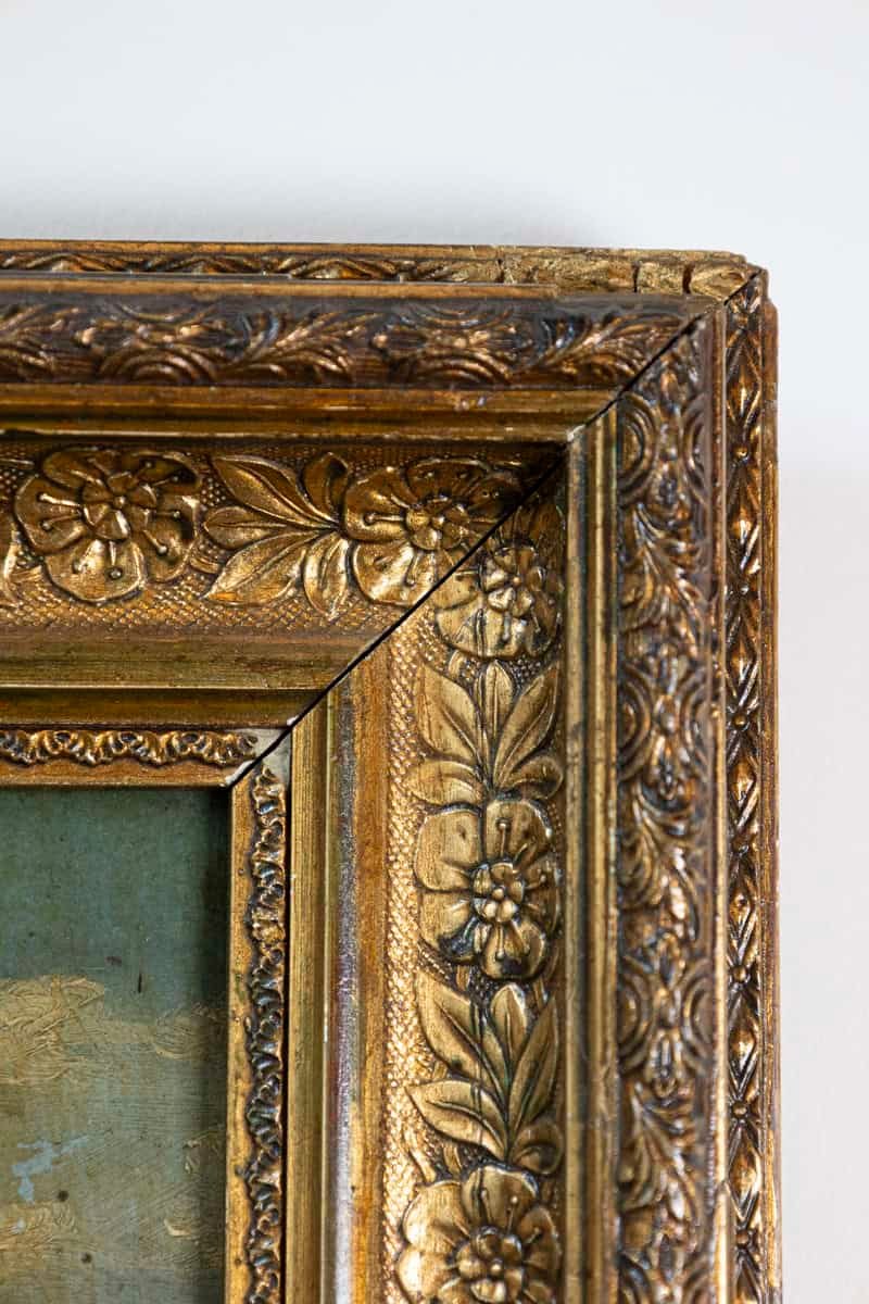 Italian 19th Century Oil on Canvas Still Life Painting Depicting Fruits - JAA