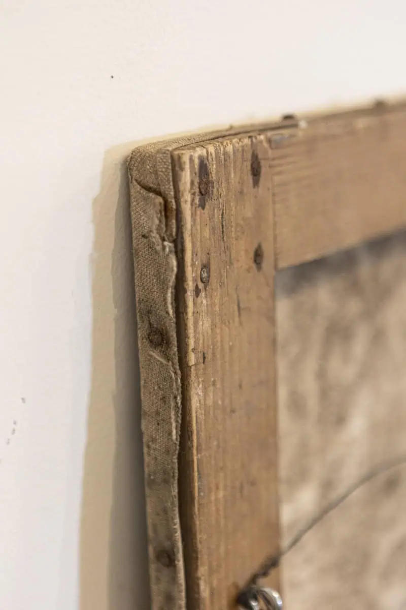 French 1890s Oil Provençal Painting of a Social Gathering in Shades of Blue - JAA