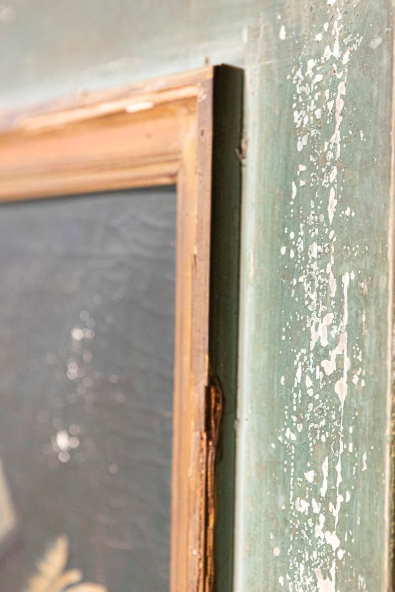 French Louis XVI Style 19th Century Trumeau with Painted Allegory of Science - JAA