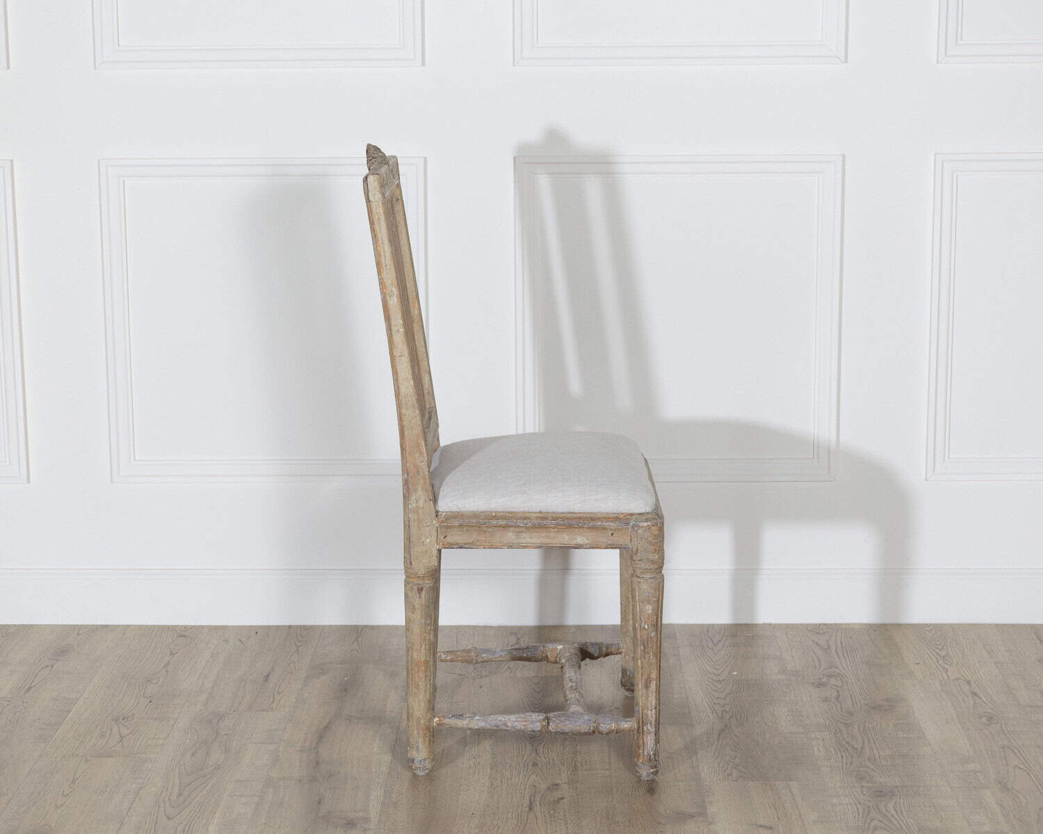 Pair of Period Gustavian Chairs in Original Paint, Sweden, Late 18th Century - JAA