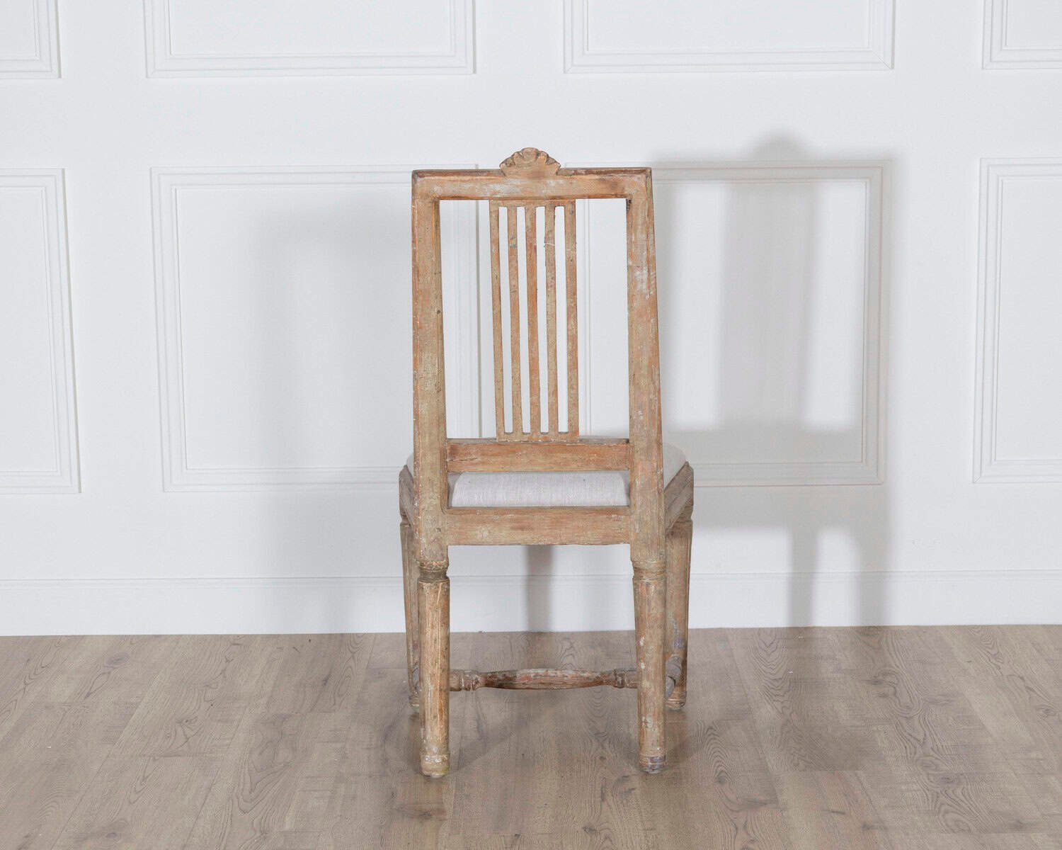 Pair of Period Gustavian Chairs in Original Paint, Sweden, Late 18th Century - JAA