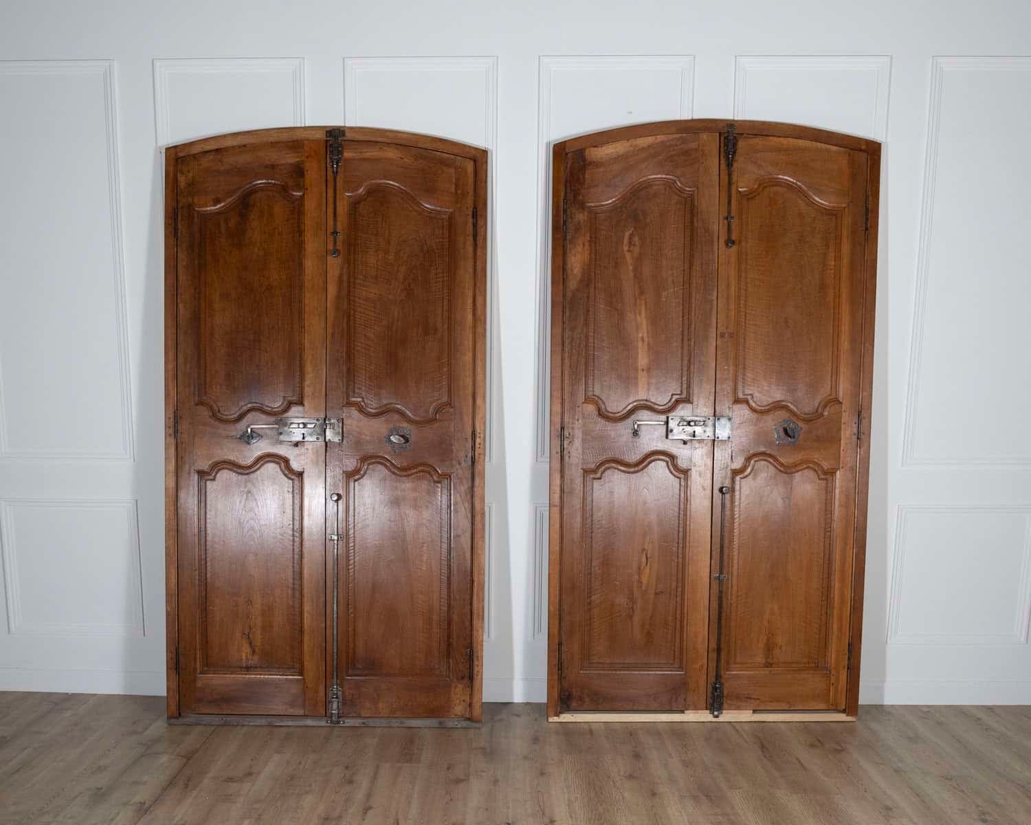 Two Pairs of 18th-Century French Walnut Communication Doors - JAA