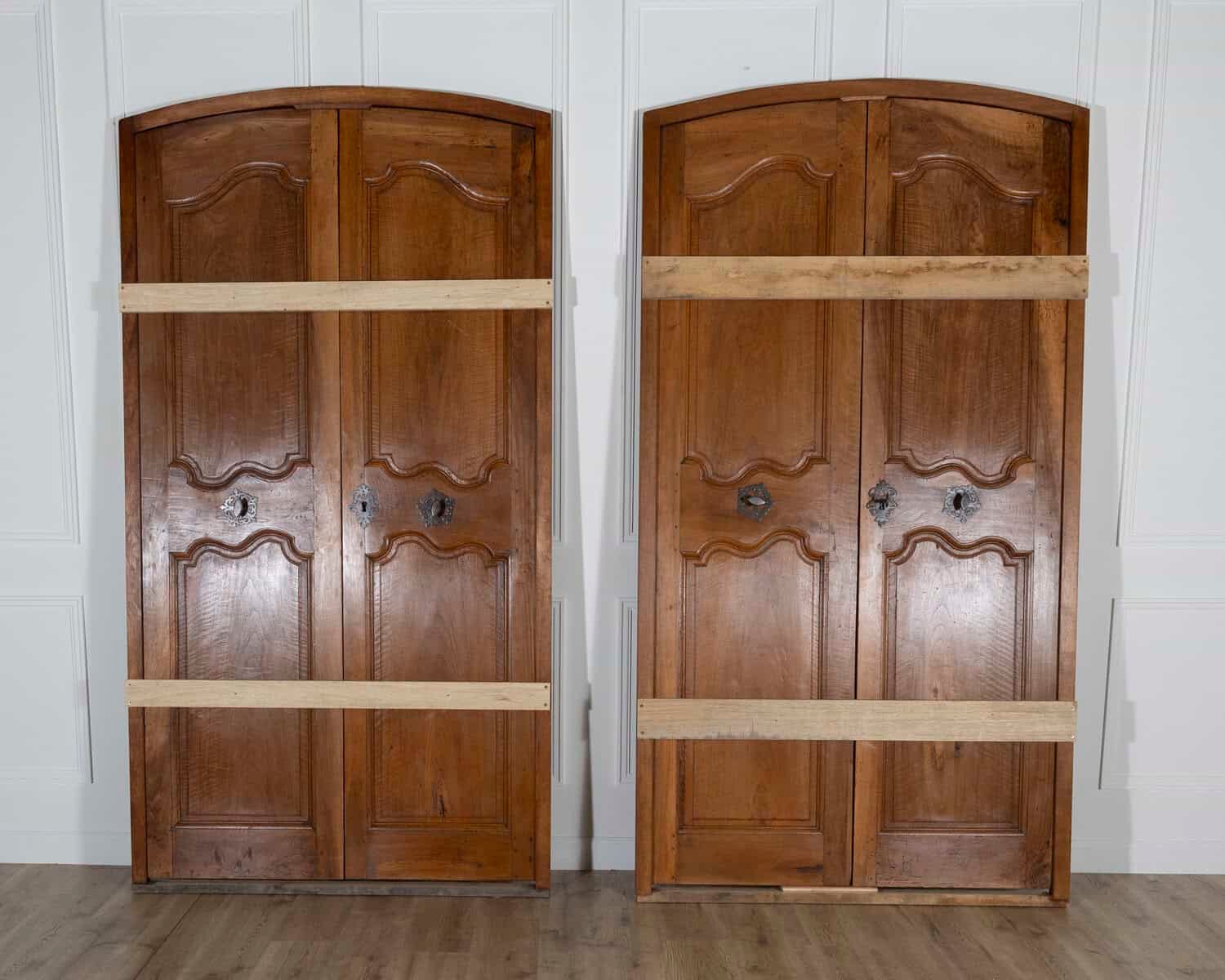 Two Pairs of 18th-Century French Walnut Communication Doors - JAA