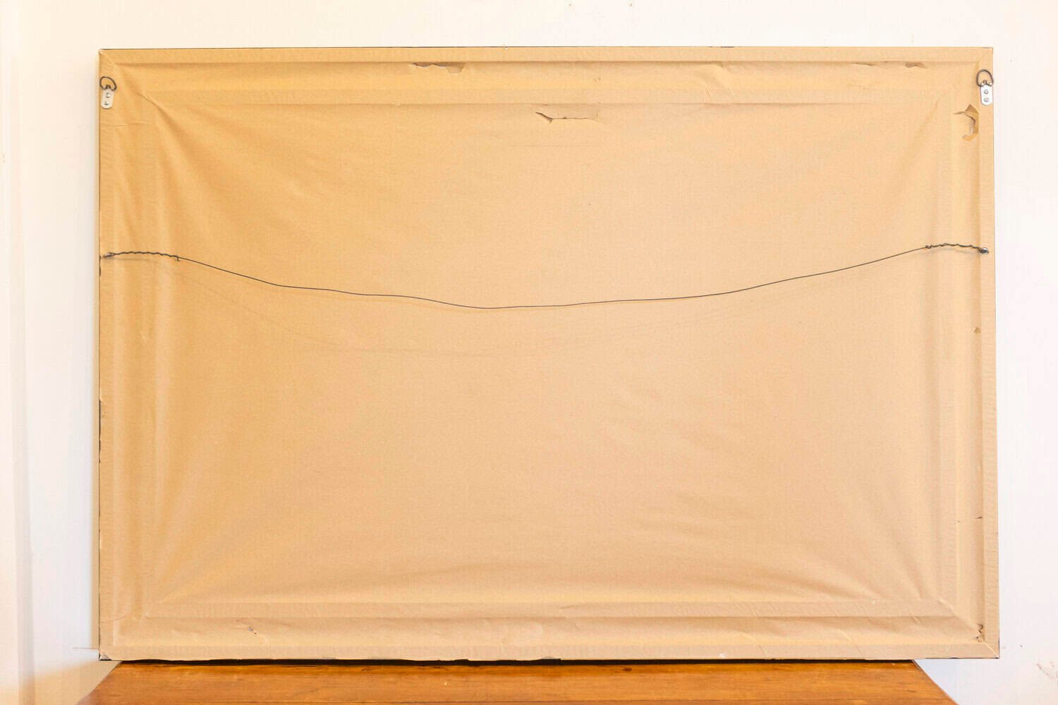 French Directoire Period Floral Painted Panel in Gilded Frame, circa 1790 - JAA