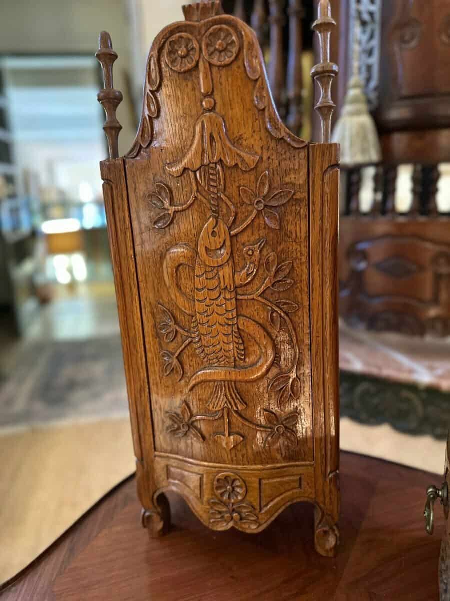 Pair Of Salt And Flour Boxes. - JAA