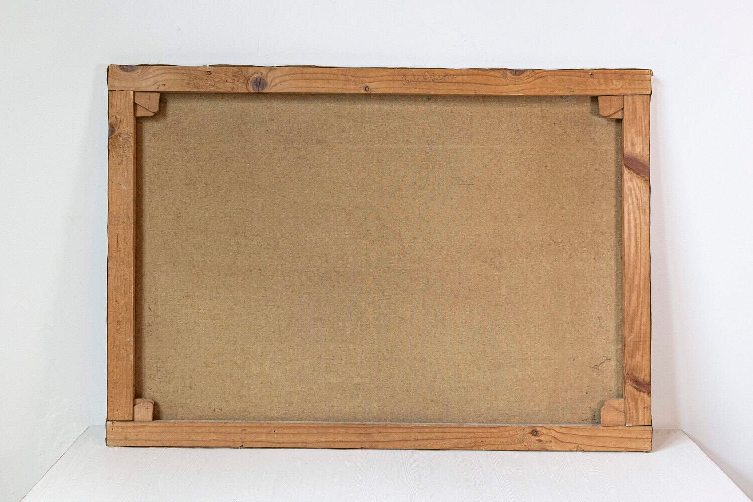 Austrian Oil Painting by Anton Brioschi Depicting a Hamlet Along a Stream - JAA