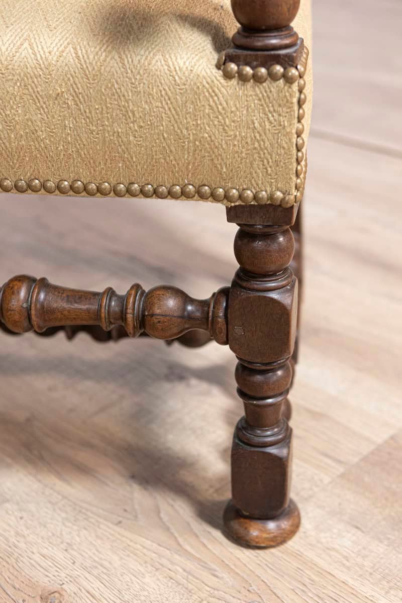 18th Century French Louis XIII Style Armchair - JAA