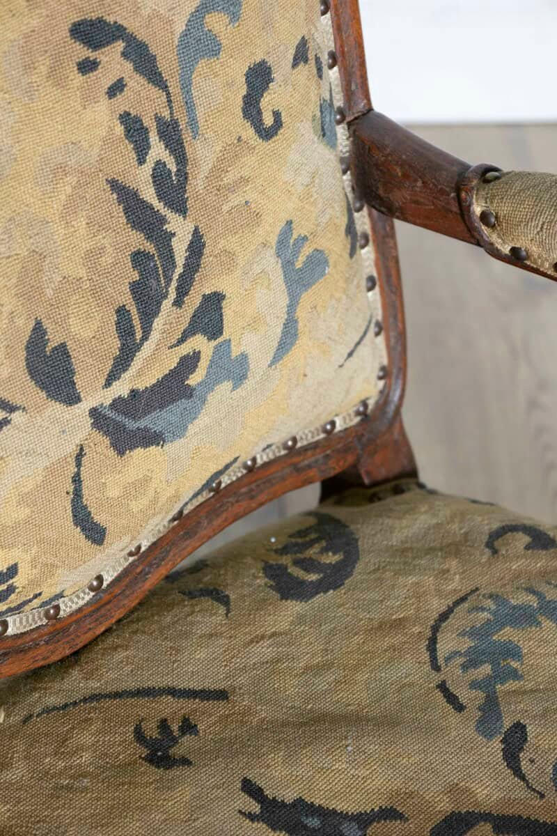 Pair of 18th Century French Louis XV Arm Chairs - JAA