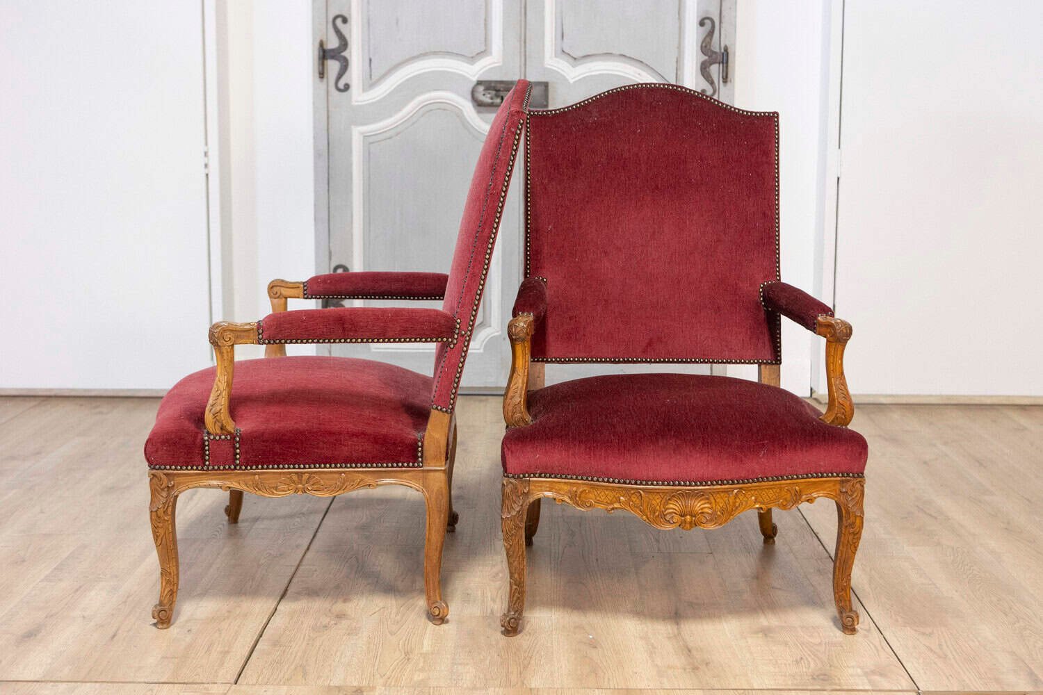 Pair of 19th Century French Arm Chairs - JAA