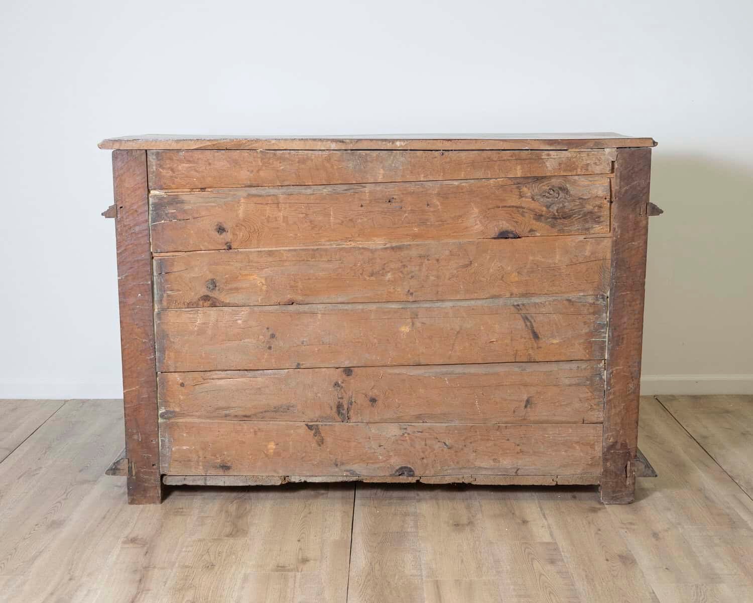 Louis XIV Walnut Sideboard with Geometric Panels, Lombardy-Piedmont, 17th Century - JAA
