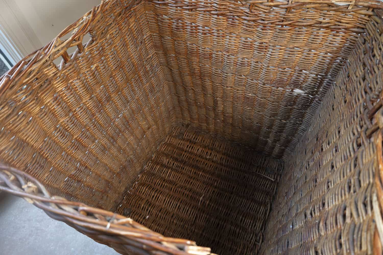 Early 20th Century English Wicker Advertising Basket – Schweppes - JAA
