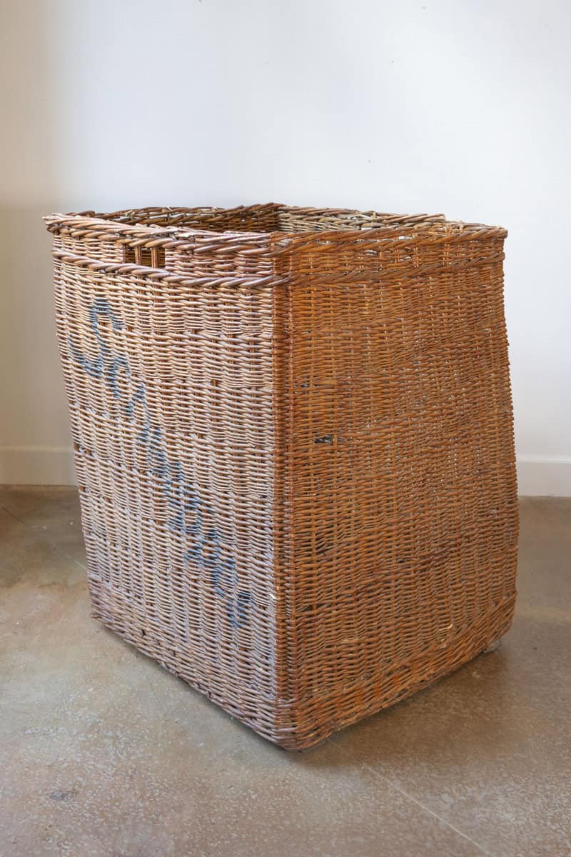 Early 20th Century English Wicker Advertising Basket – Schweppes - JAA