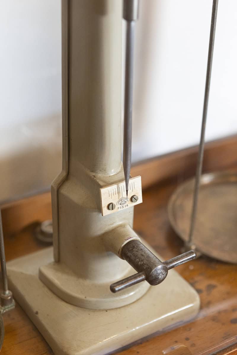 20th Century German Glass Case Scale - JAA