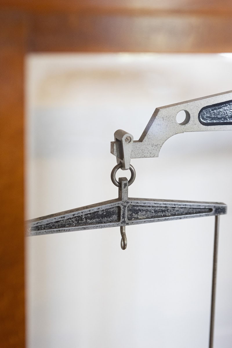 20th Century German Glass Case Scale - JAA