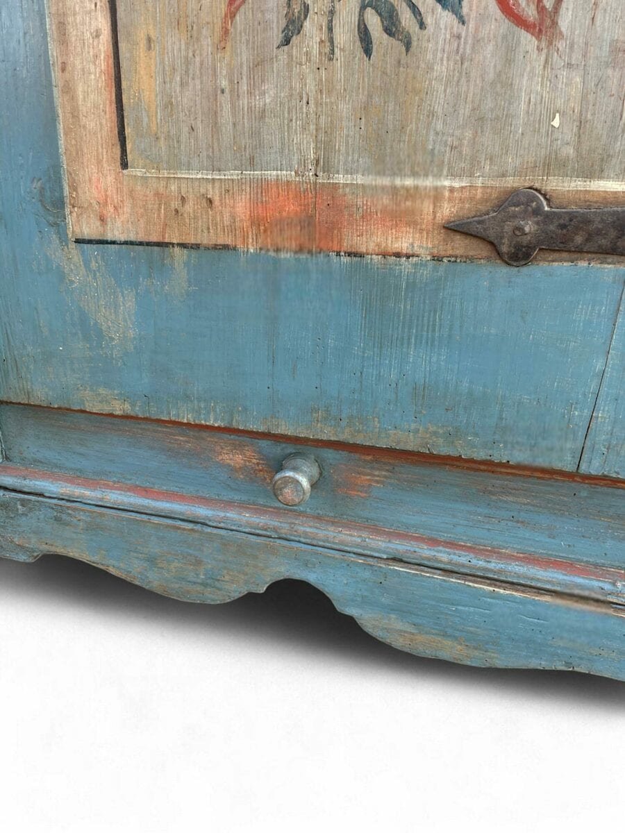 Painted Cupboard Dated 1793 - JAA