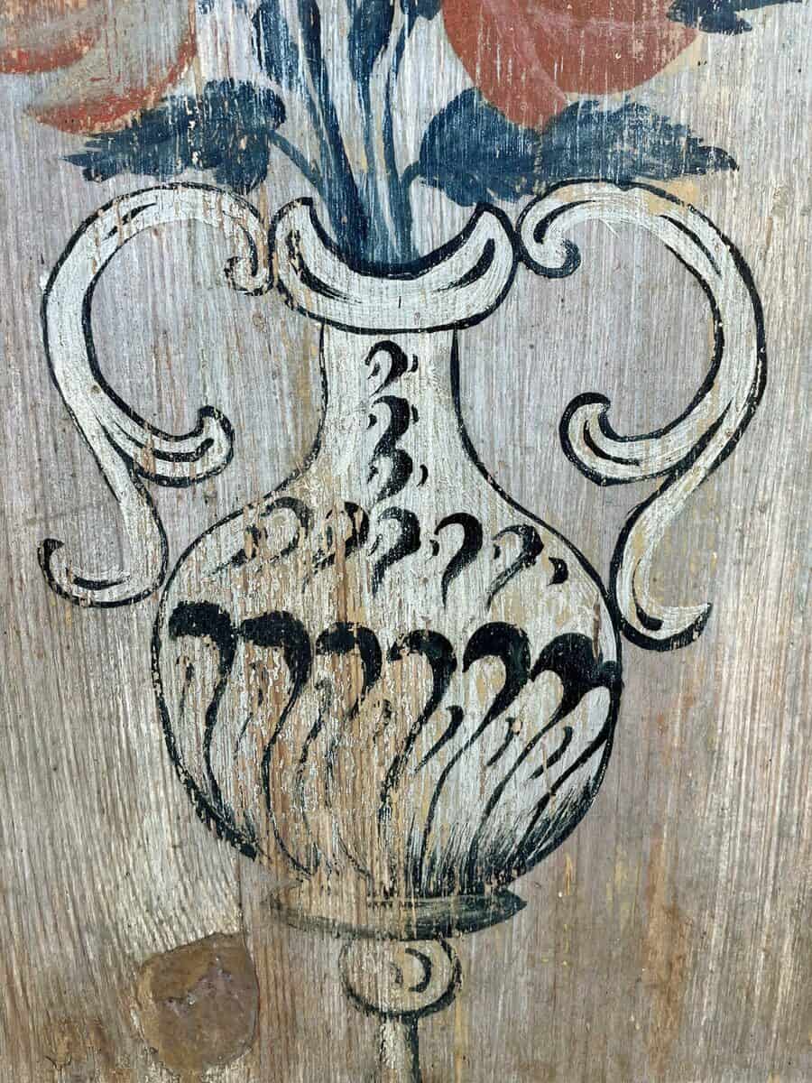 Painted Cupboard Dated 1793 - JAA