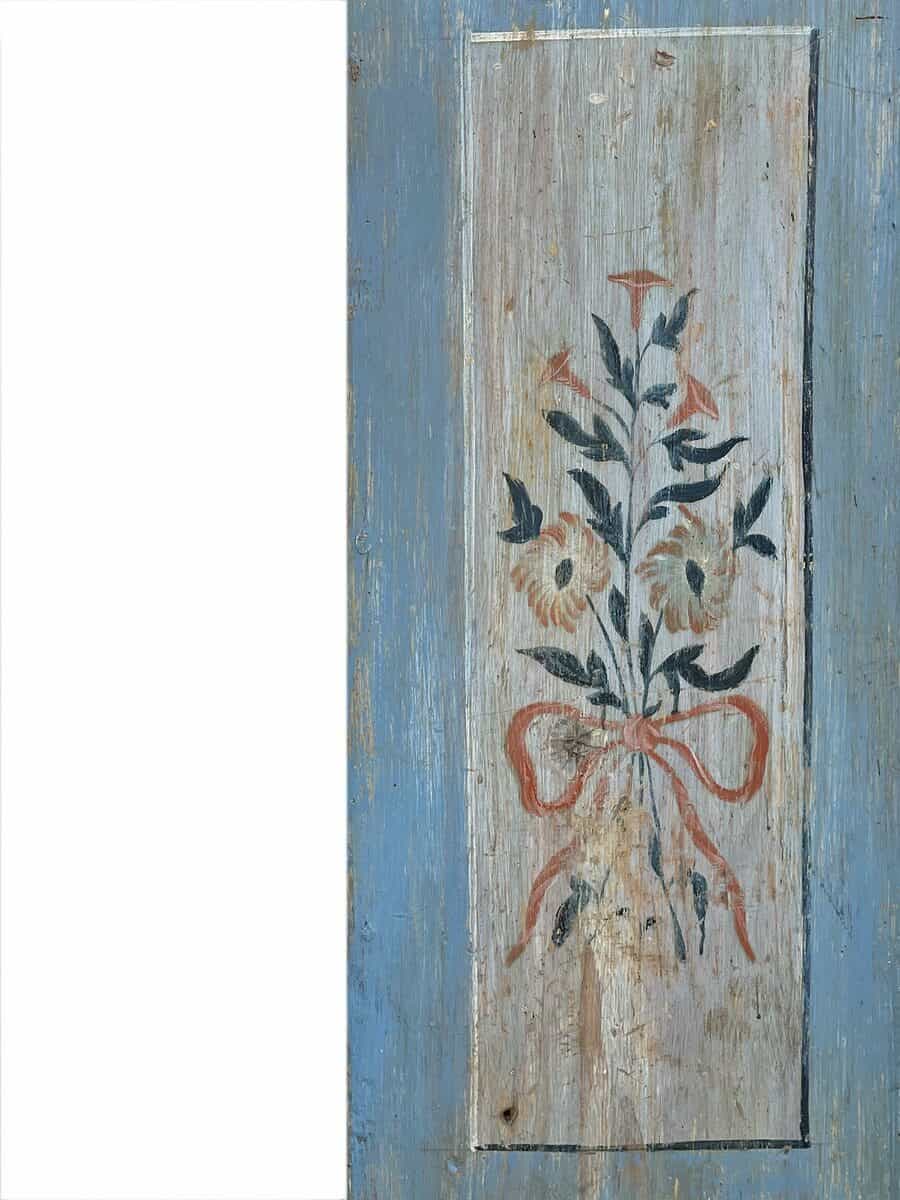 Painted Cupboard Dated 1793 - JAA