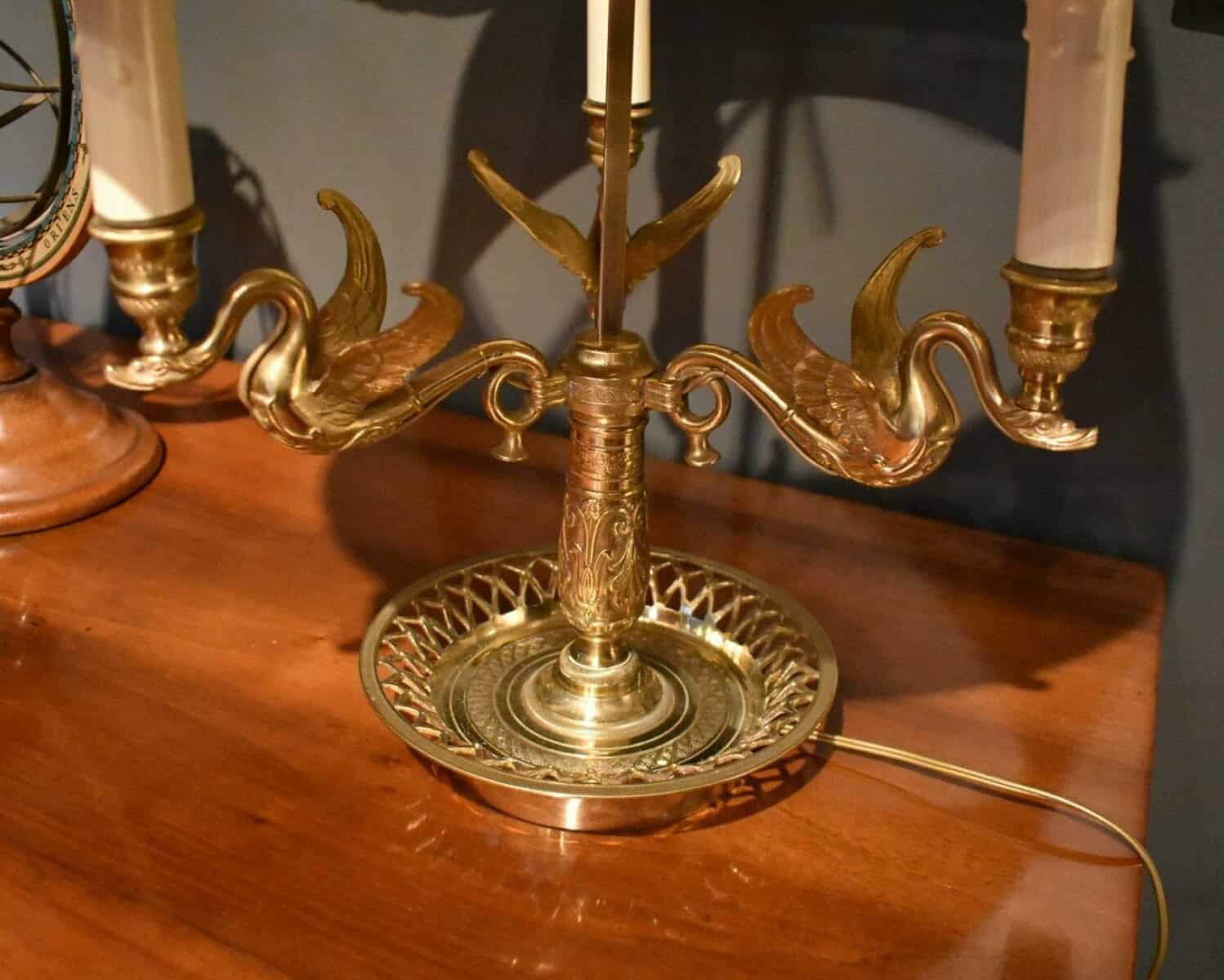 20th Century French Tole Lamp Circa 1900 - JAA