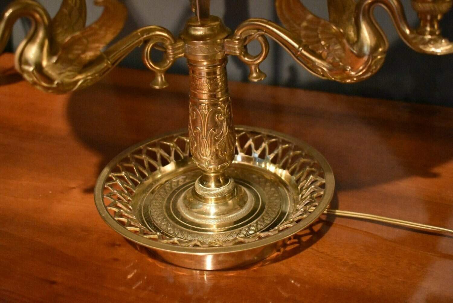 20th Century French Tole Lamp Circa 1900 - JAA